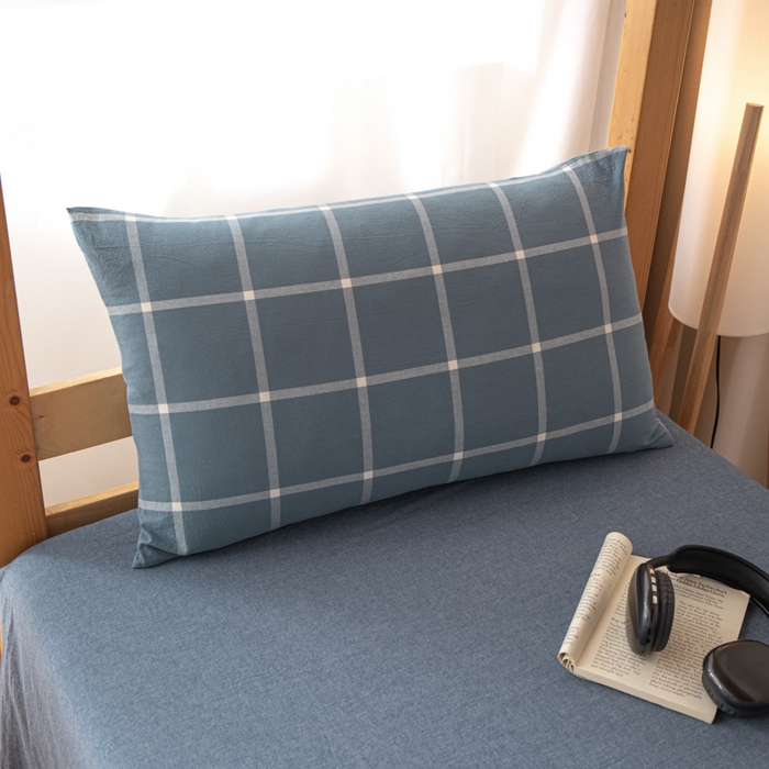 91家纺网 家纺一手货源 找家纺 九沐良品 2025新款亲肤舒适学生宿舍上下铺三件套六件套大礼包宿舍三件套上下铺三件套 柏拉图兰