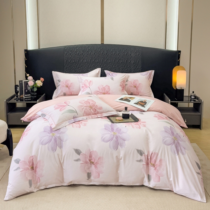 91家纺网 家纺一手货源 找家纺 （总）凌鼎 2025新款100%全棉生态磨毛四件套系列1