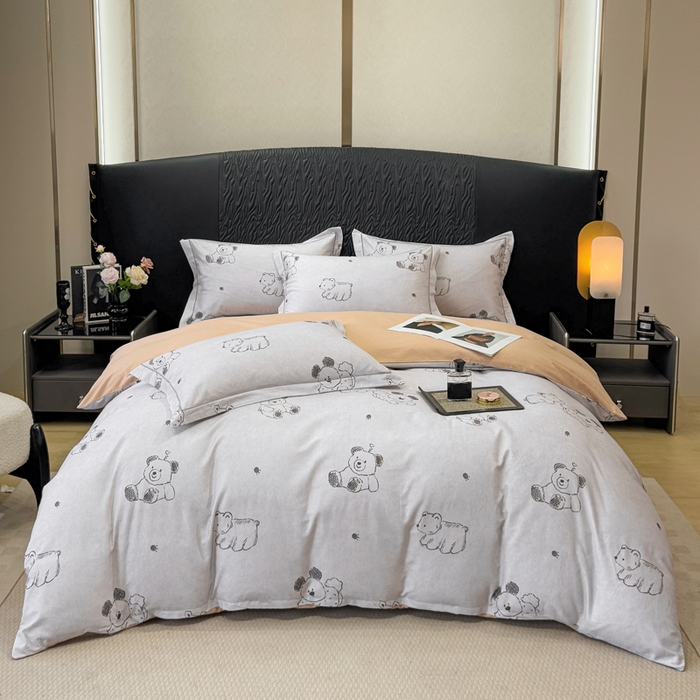 91家纺网 家纺一手货源 找家纺 （总）凌鼎 2025新款100%全棉生态磨毛四件套系列1