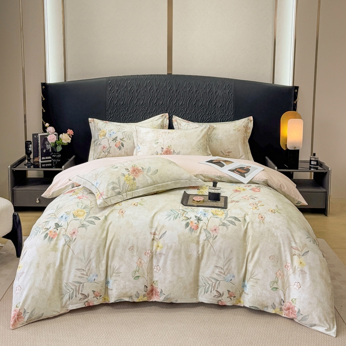 91家纺网 家纺一手货源 找家纺 （总）凌鼎 2025新款100%全棉生态磨毛四件套系列1