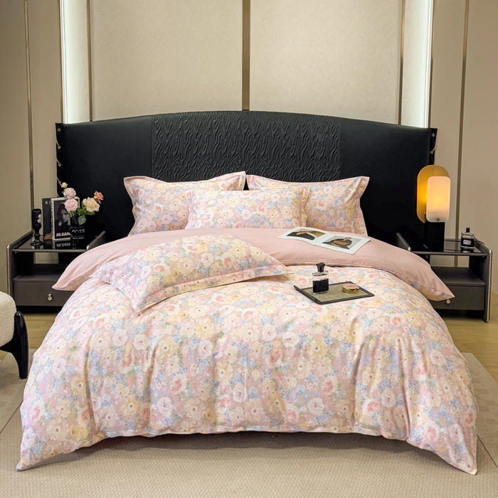 91家纺网 家纺一手货源 找家纺 （总）凌鼎 2025新款100%全棉生态磨毛四件套系列1