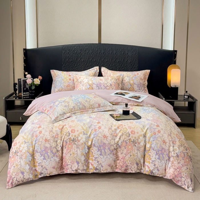 91家纺网 家纺一手货源 找家纺 （总）凌鼎 2025新款100%全棉生态磨毛四件套系列1