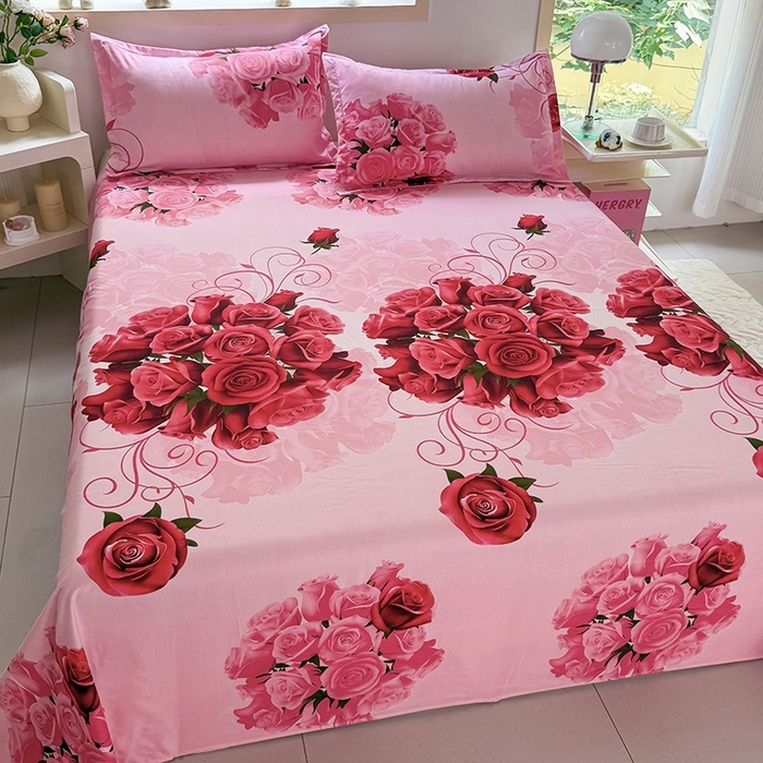 91家纺网 家纺一手货源 找家纺 （总）梵巢家纺 2025新款加厚芦荟棉床单磨毛化纤床单