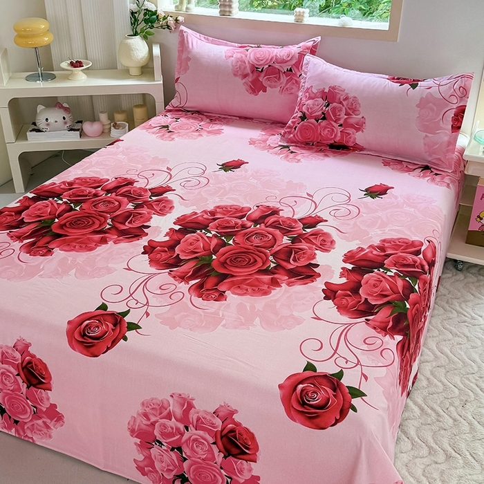 91家纺网 家纺一手货源 找家纺 （总）梵巢家纺 2025新款加厚芦荟棉床单磨毛化纤床单