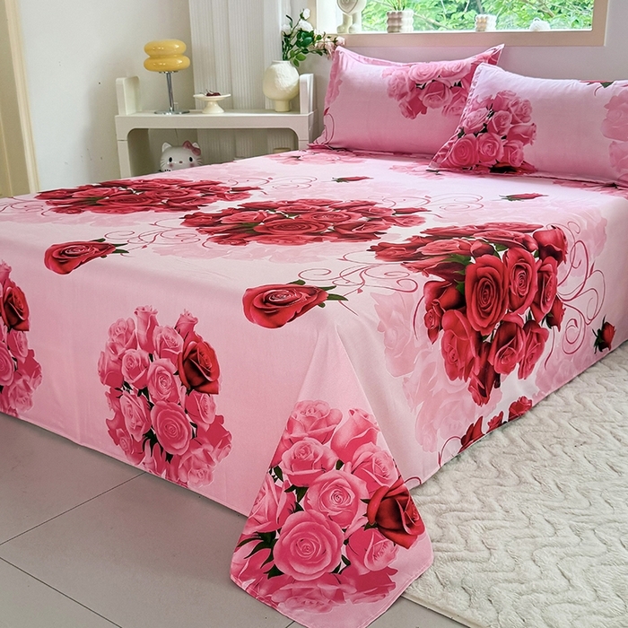 91家纺网 家纺一手货源 找家纺 （总）梵巢家纺 2025新款加厚芦荟棉床单磨毛化纤床单