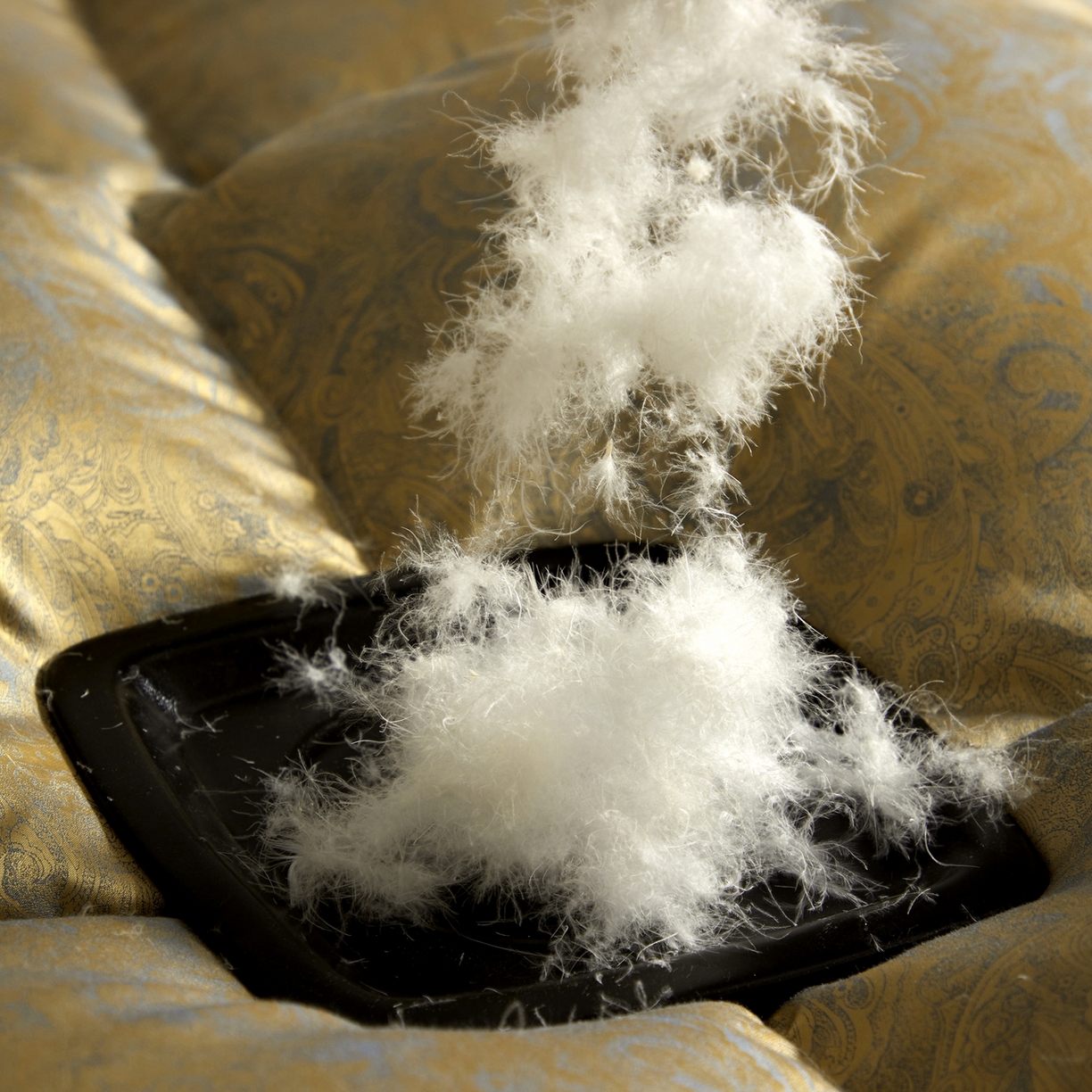 91家纺网 家纺一手货源 找家纺 织梦人羽绒工厂店 2025新款高蓬松羽绒被85鸭绒大牌同款花型-高精密提花系列 高精密提花-水云古铜