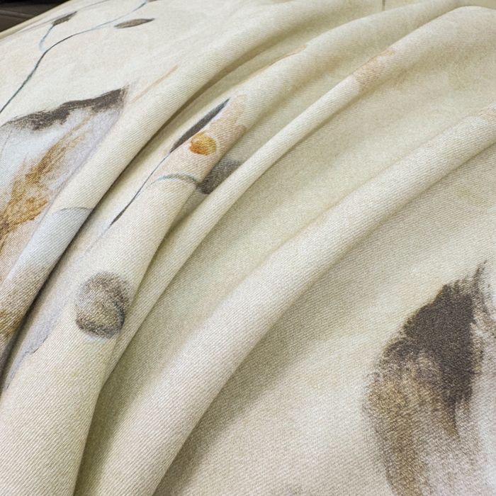 91家纺网 家纺一手货源 找家纺 凌鼎 2025新款100%全棉生态磨毛四件套系列1杉叶咖