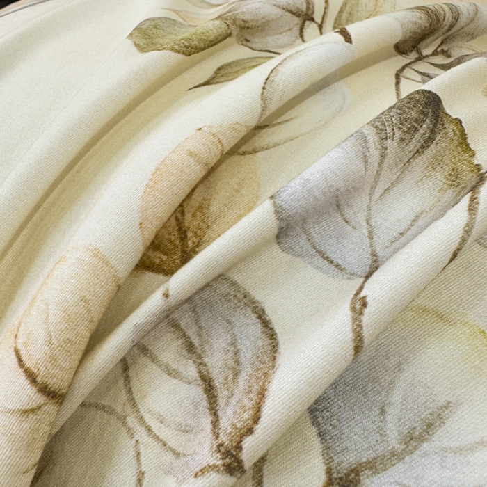 91家纺网 家纺一手货源 找家纺 凌鼎 2025新款100%全棉生态磨毛四件套系列1舒蔓枝绿