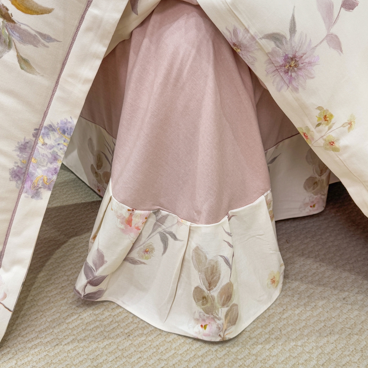 91家纺网 家纺一手货源 找家纺 凌鼎 2025新款100%全棉生态磨毛四件套系列1初茅米