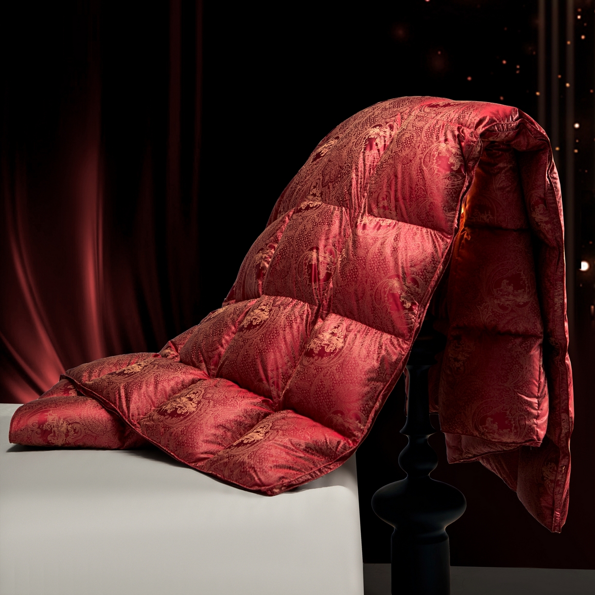 91家纺网 家纺一手货源 找家纺 （总）织梦人羽绒工厂店 2025新款高蓬松羽绒羽毛被大牌同款花型-高精密提花系列