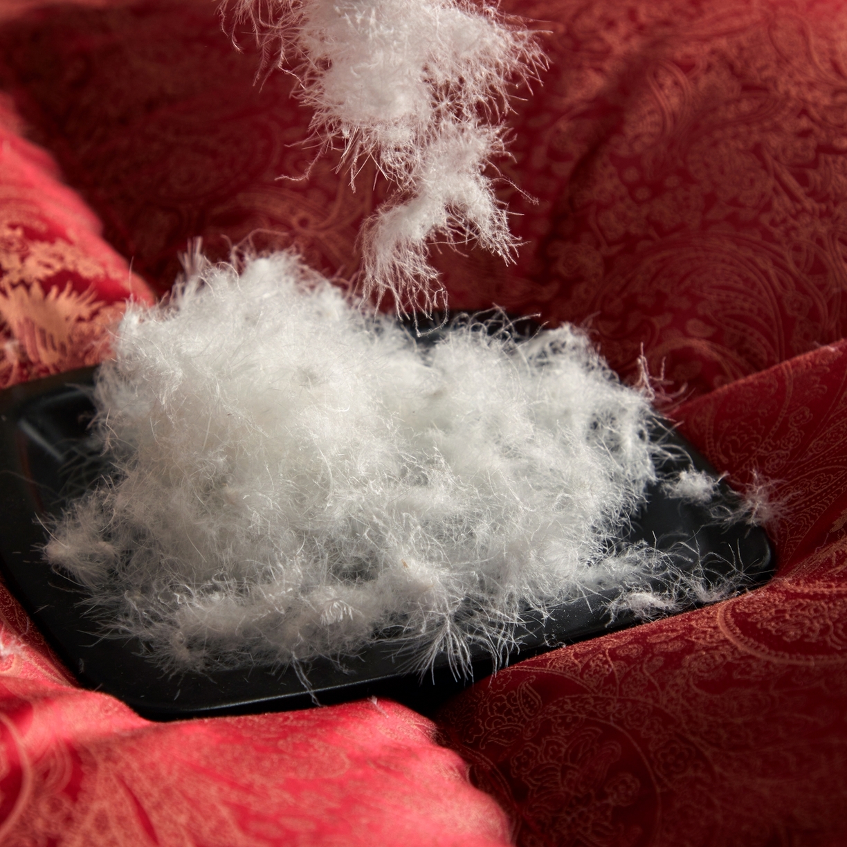 91家纺网 家纺一手货源 找家纺 （总）织梦人羽绒工厂店 2025新款高蓬松羽绒羽毛被大牌同款花型-高精密提花系列