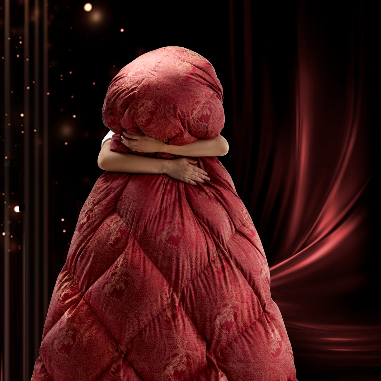 91家纺网 家纺一手货源 找家纺 （总）织梦人羽绒工厂店 2025新款高蓬松羽绒羽毛被大牌同款花型-高精密提花系列