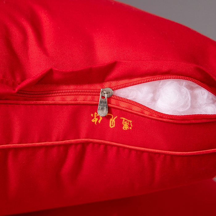 91家纺网 家纺一手货源 找家纺 （总）2025新款跑量款便宜特价磨毛大红婚庆抱枕方垫芯单人枕头枕芯