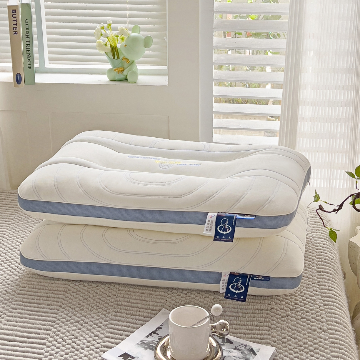 91家纺网 家纺一手货源 找家纺 （总）晚儿 2025新款零压深睡眠枕头枕芯