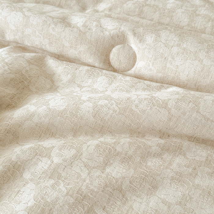 91家纺网 家纺一手货源 找家纺 （总）欧夏家纺 2025新款日式棉麻四季被春秋被冬被-圣之花