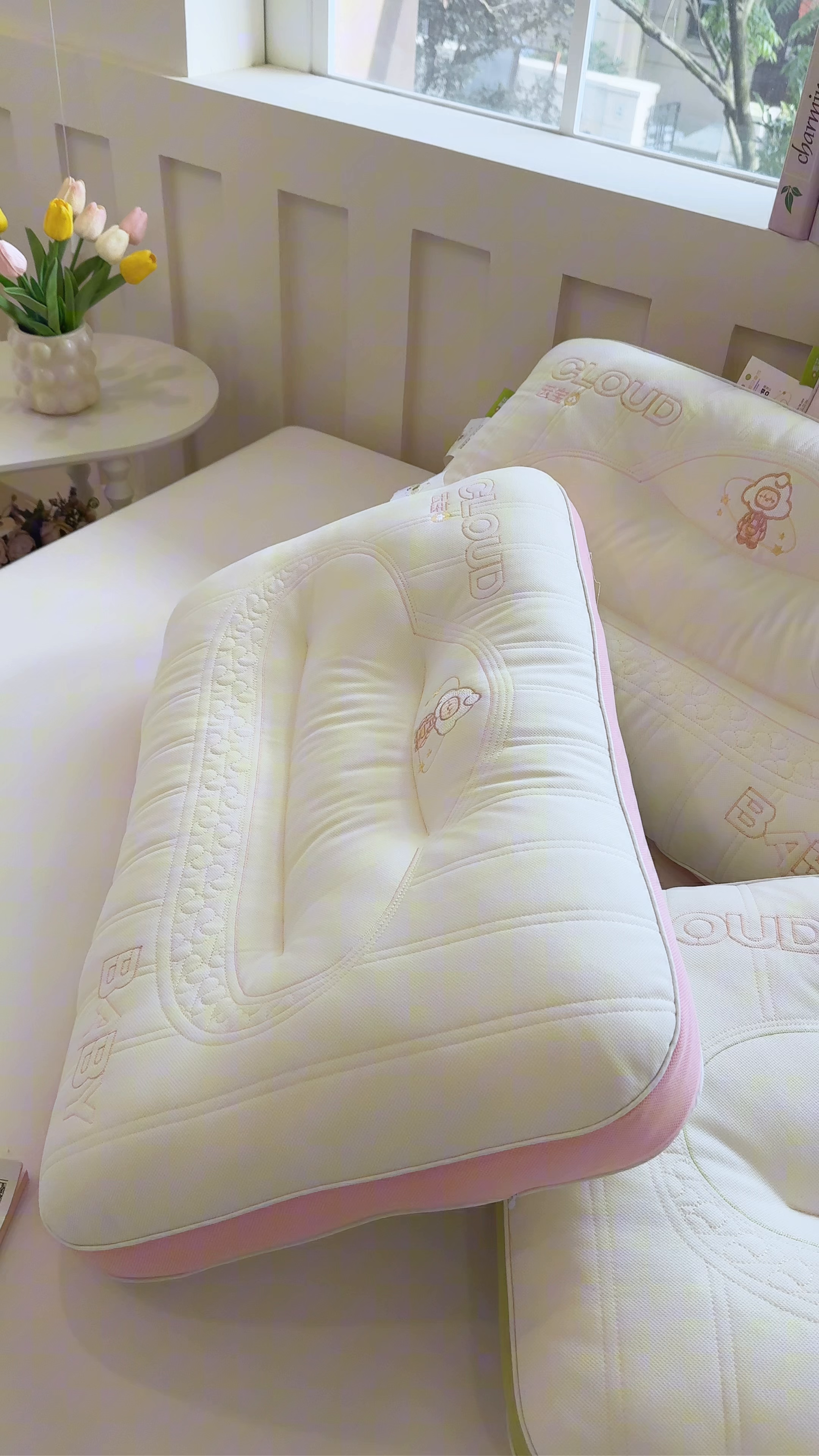 91家纺网 家纺一手货源 找家纺 （总）仁宇枕业 2025新款A类云羊宝宝儿童成人定型枕头枕芯