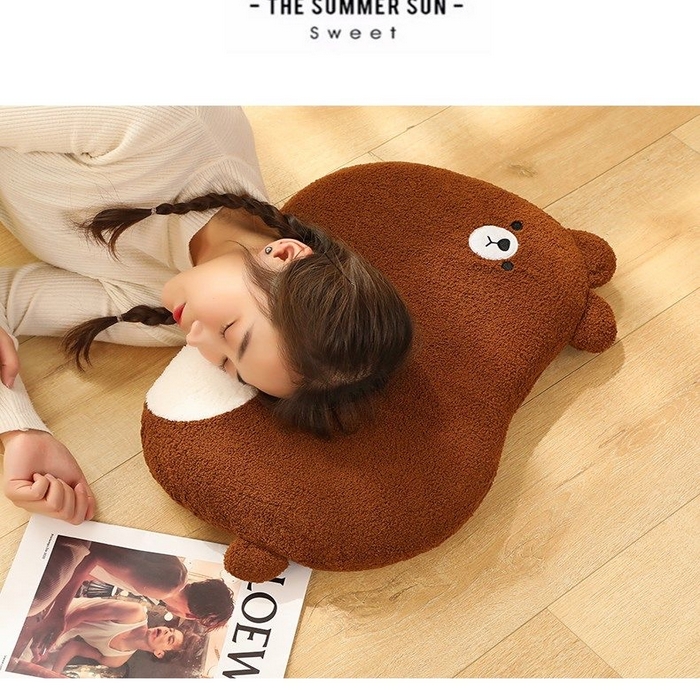 91家纺网 家纺一手货源 找家纺 （总）诺可 2025新款泰迪绒记忆枕枕头枕芯-动物款