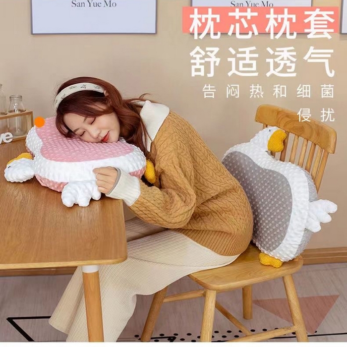 91家纺网 家纺一手货源 找家纺 诺可 2025新款双面绒豆豆记忆枕枕头枕芯-大鹅款 大鹅绿