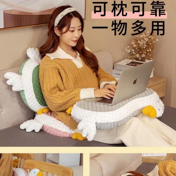 91家纺网 家纺一手货源 找家纺 诺可 2025新款双面绒豆豆记忆枕枕头枕芯-大鹅款 大鹅灰