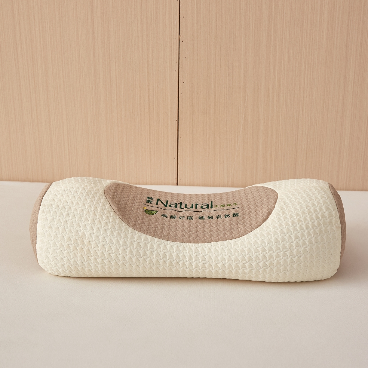 91家纺网 家纺一手货源 找家纺 眠多宝2025新款天然草本荞麦枕枕头枕芯针织刺绣大凉山荞麦 米白