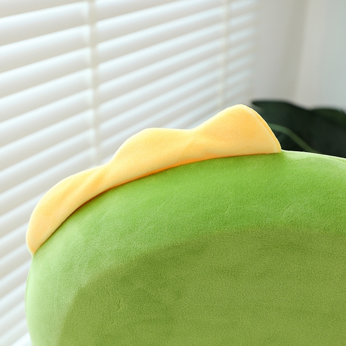 91家纺网 家纺一手货源 找家纺 诺可 2025新款卡通氨超猫肚枕 枕头枕芯 绿色