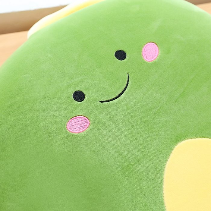 91家纺网 家纺一手货源 找家纺 诺可 2025新款卡通氨超猫肚枕 枕头枕芯 绿色