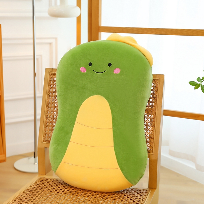 91家纺网 家纺一手货源 找家纺 诺可 2025新款卡通氨超猫肚枕 枕头枕芯 绿色