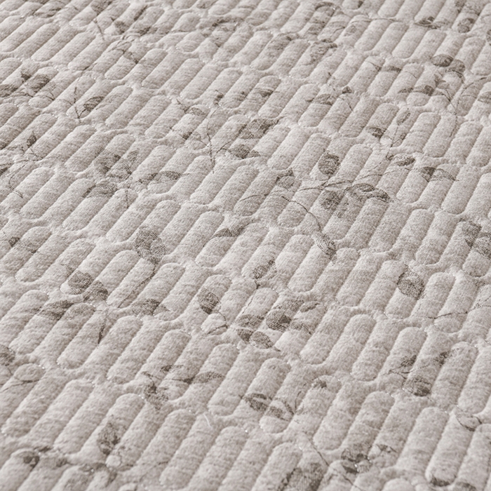 91家纺网 家纺一手货源 找家纺 家之硕家纺 2025秋冬款原麻亚麻皱皱纱复古印花床盖单品 茶香