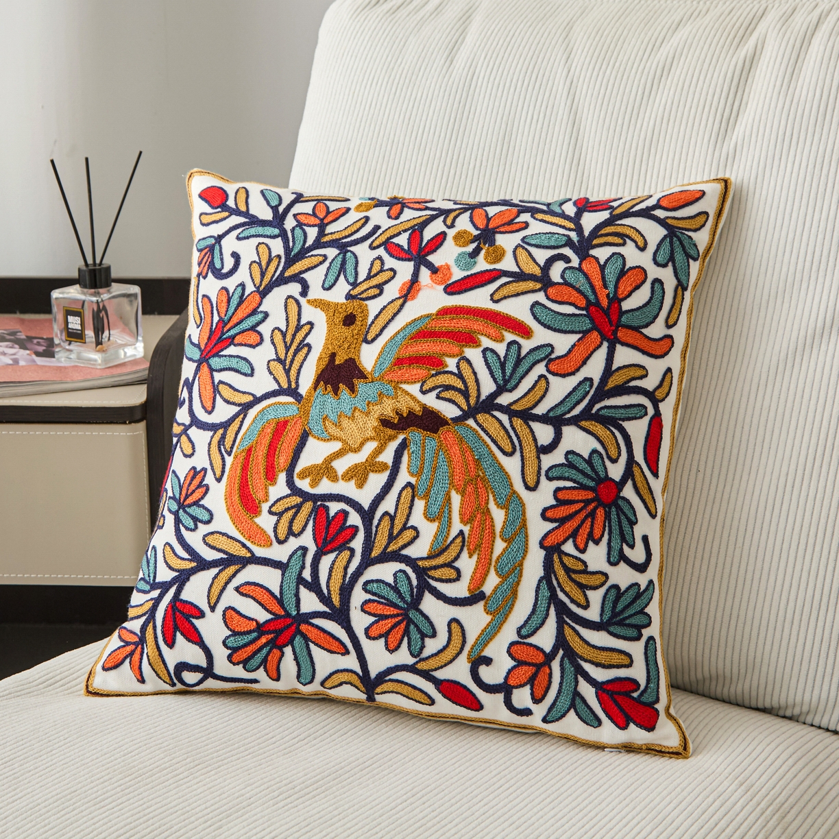 91家纺网 家纺一手货源 找家纺 （总）诺可 2025新款全棉毛巾绣抱枕动物款抱枕