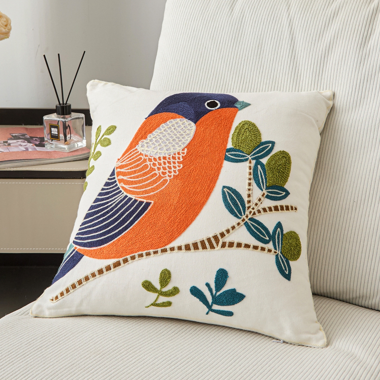 91家纺网 家纺一手货源 找家纺 （总）诺可 2025新款全棉毛巾绣抱枕动物款抱枕