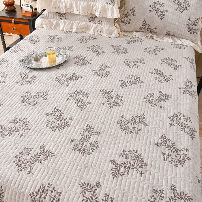 91家纺网 家纺一手货源 找家纺 家之硕家纺 2025秋冬新款原麻亚麻皱皱纱复古印花单枕套枕套单件单品枕套 暗香