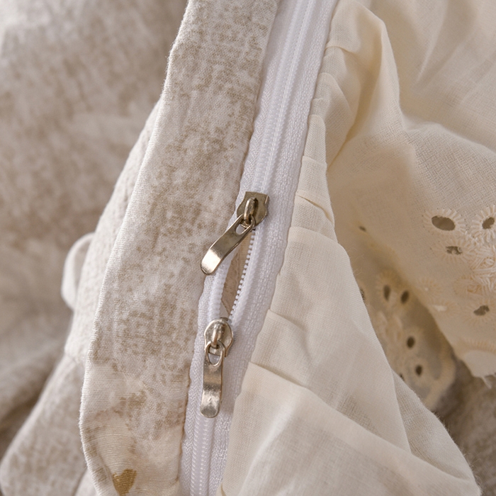 91家纺网 家纺一手货源 找家纺 家之硕家纺 2025秋冬新款原麻亚麻皱皱纱复古印花单枕套枕套单件单品枕套 茶香