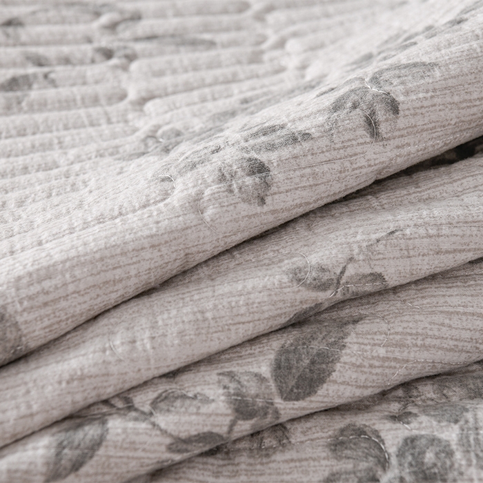 91家纺网 家纺一手货源 找家纺 家之硕家纺 2025秋冬新款原麻亚麻皱皱纱复古印花单枕套枕套单件单品枕套 叶玲珑