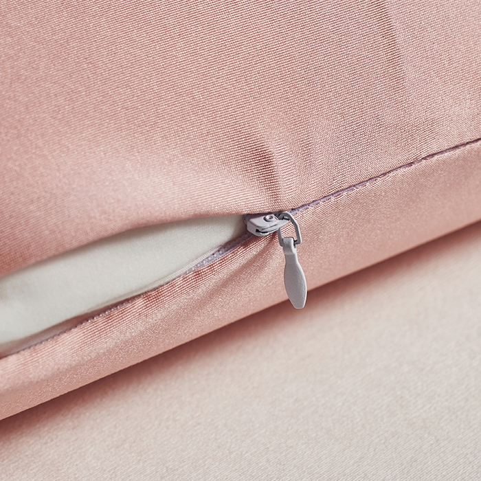 91家纺网 家纺一手货源 找家纺 诺可 2025新款凉感记忆枕可拆洗夏凉枕头枕芯 粉