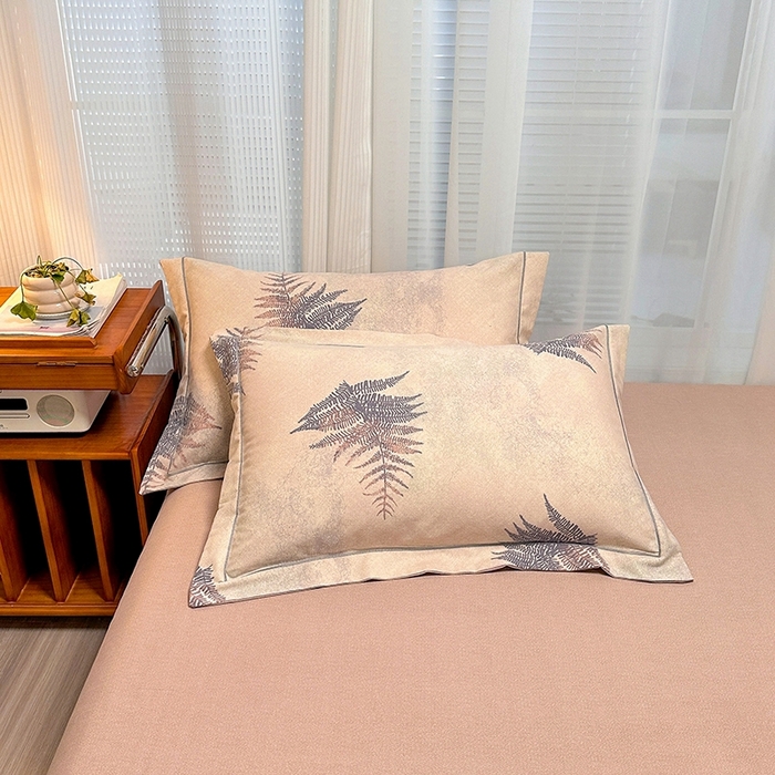 卡普家居 2025新款全棉纯棉磨毛加厚单品系列-枕套单件单枕套 杉杉恋曲