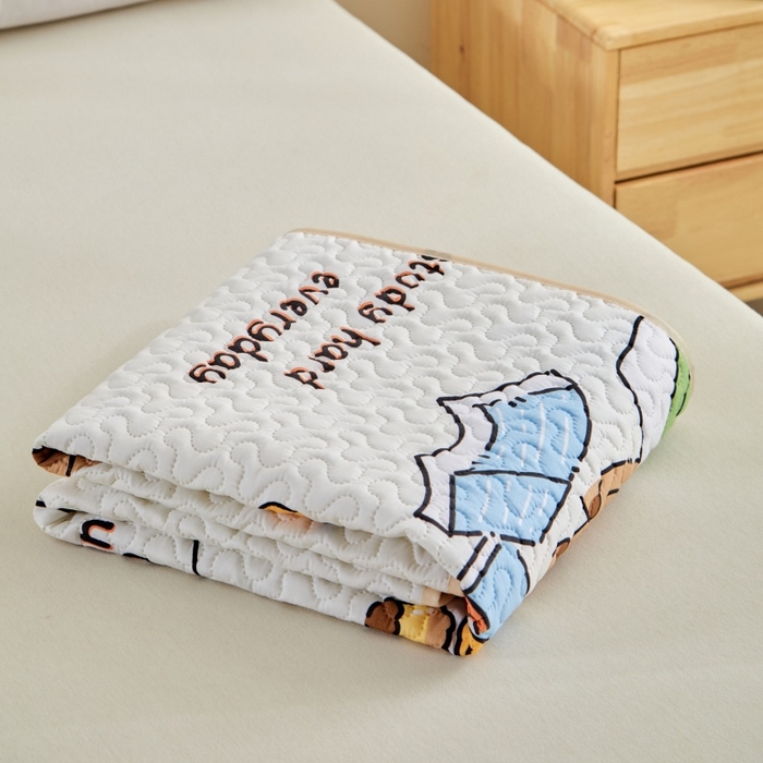 91家纺网 家纺一手货源 找家纺 （总）芙绣家纺 2025新款亲肤棉隔尿垫婴儿童夏季防水透气可水洗大尺寸宝宝隔夜床单姨妈经期床垫