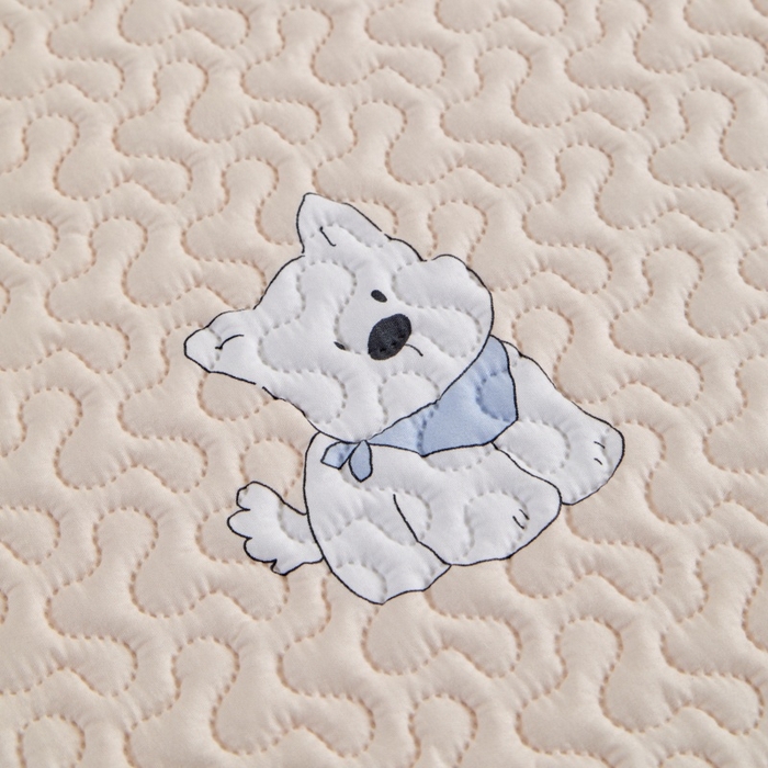 91家纺网 家纺一手货源 找家纺 芙绣家纺 2025新款亲肤棉隔尿垫婴儿童夏季防水透气可水洗大尺寸宝宝隔夜床单姨妈经期床垫 小狗乐园