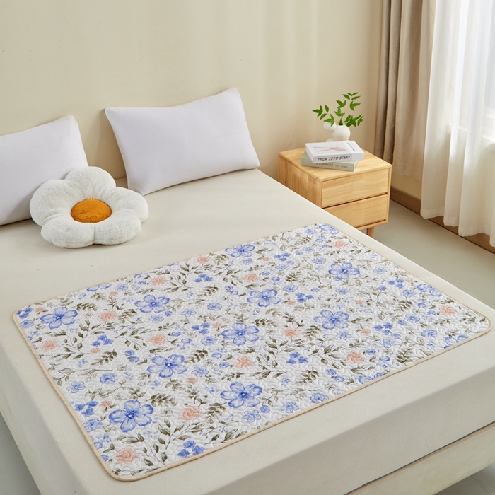 91家纺网 家纺一手货源 找家纺 芙绣家纺 2025新款亲肤棉隔尿垫婴儿童夏季防水透气可水洗大尺寸宝宝隔夜床单姨妈经期床垫 锦上添花