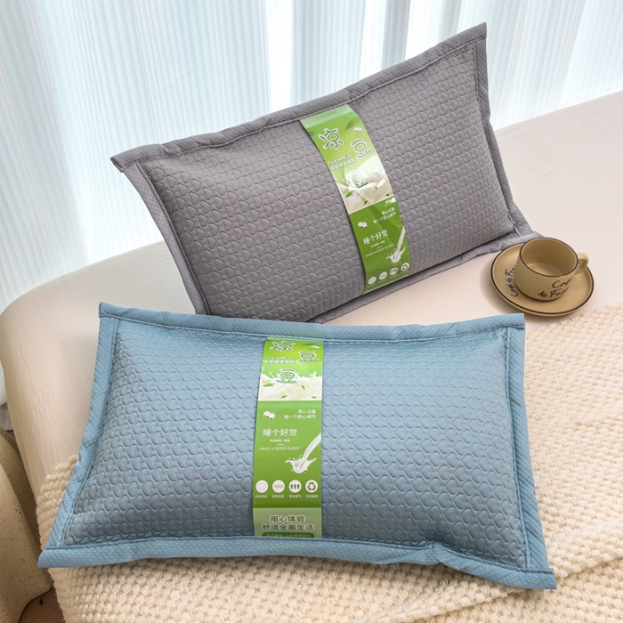 91家纺网 家纺一手货源 找家纺 （总）诺可 2025新款夏凉茶叶枕凉感凉豆豆枕头枕芯