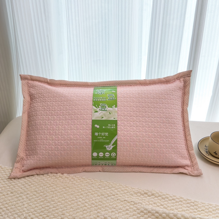 诺可 2025新款夏凉茶叶枕凉感凉豆豆枕头枕芯 爱心-粉