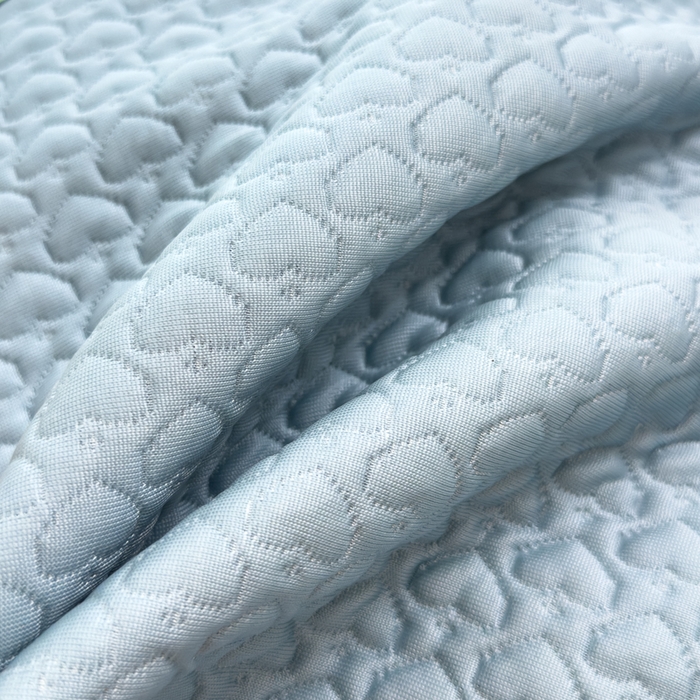 91家纺网 家纺一手货源 找家纺 诺可 2025新款夏凉茶叶枕凉感凉豆豆枕头枕芯 爱心-蓝