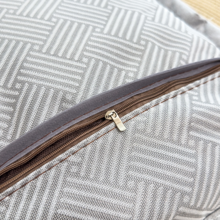 91家纺网 家纺一手货源 找家纺 诺可 2025新款夏凉茶叶枕凉感凉豆豆枕头枕芯 花边灰