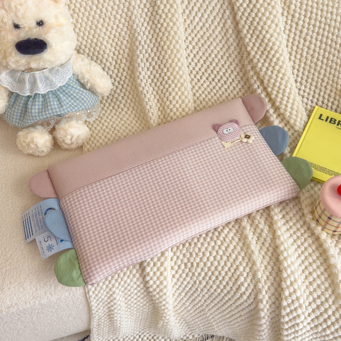 91家纺网 家纺一手货源 找家纺 （总）诺可 2025新款凉感学生儿童记忆枕枕头枕芯-卡通小熊