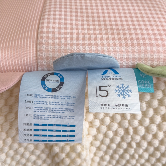 91家纺网 家纺一手货源 找家纺 （总）诺可 2025新款凉感学生儿童记忆枕枕头枕芯-卡通小熊