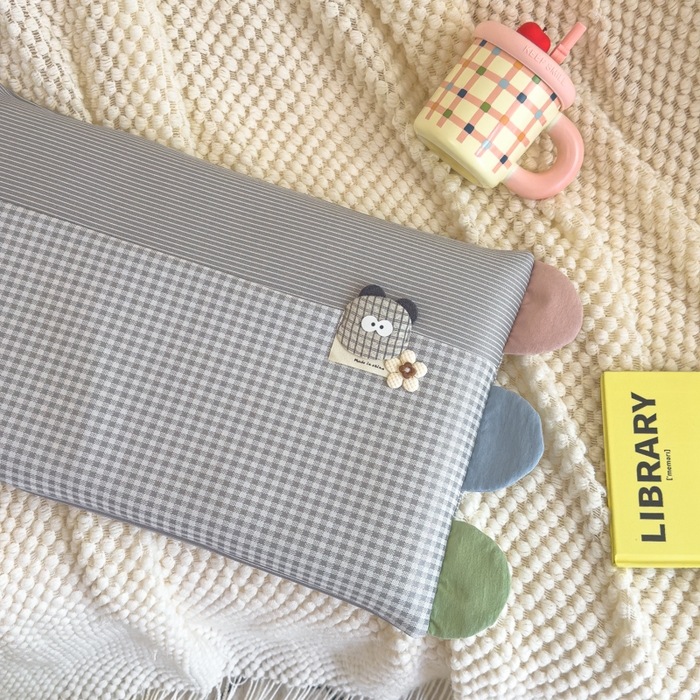 91家纺网 家纺一手货源 找家纺 诺可 2025新款凉感学生儿童记忆枕枕头枕芯-卡通小熊 灰色