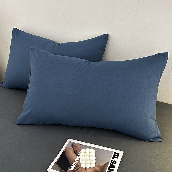 91家纺网 家纺一手货源 找家纺 （总）优纤家纺 2025新款简约亲肤四件套床单床笠学生三件套-纯色混搭系列