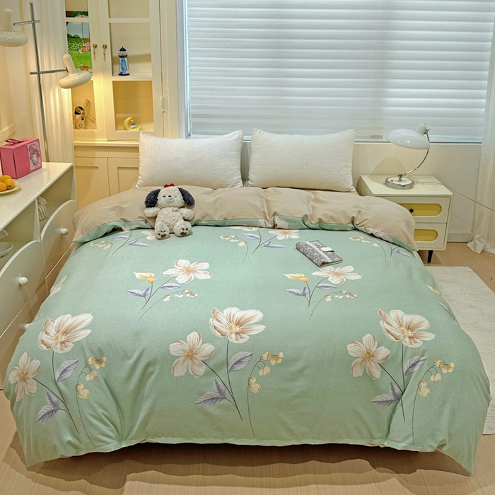 91家纺网 家纺一手货源 找家纺 （总）卡普家居 2025新款全棉纯棉磨毛加厚单品系列-被套单件单被套