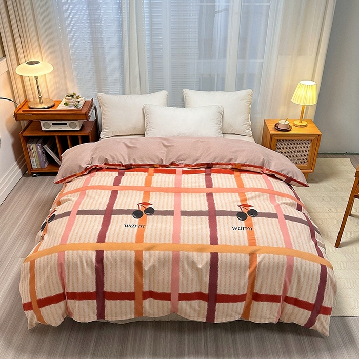 91家纺网 家纺一手货源 找家纺 （总）卡普家居 2025新款全棉纯棉磨毛加厚单品系列-被套单件单被套