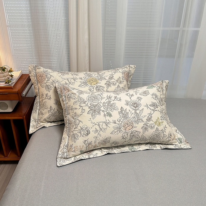 91家纺网 家纺一手货源 找家纺 卡普家居 2025新款全棉纯棉磨毛加厚四件套系列-四件套 加州风情