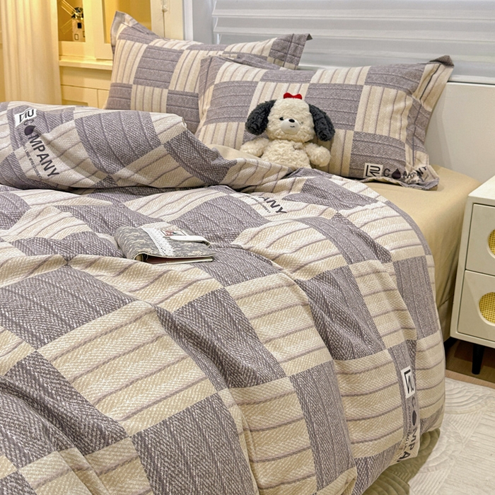 91家纺网 家纺一手货源 找家纺 卡普家居 2025新款全棉纯棉磨毛加厚单品系列-被套单件单被套 埃德加